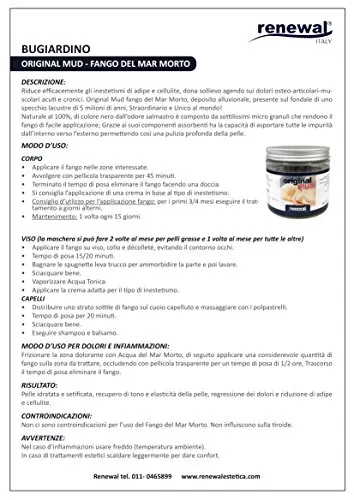 Renewal Original Mud Fango Mar Morto Corpo 1kg purificante