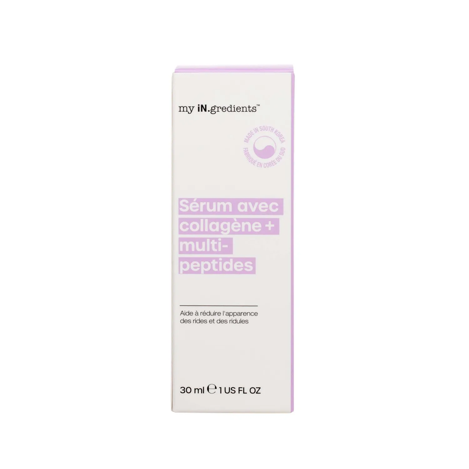 Masque Bar my iN.gredients Collagen siero viso rimpolpante