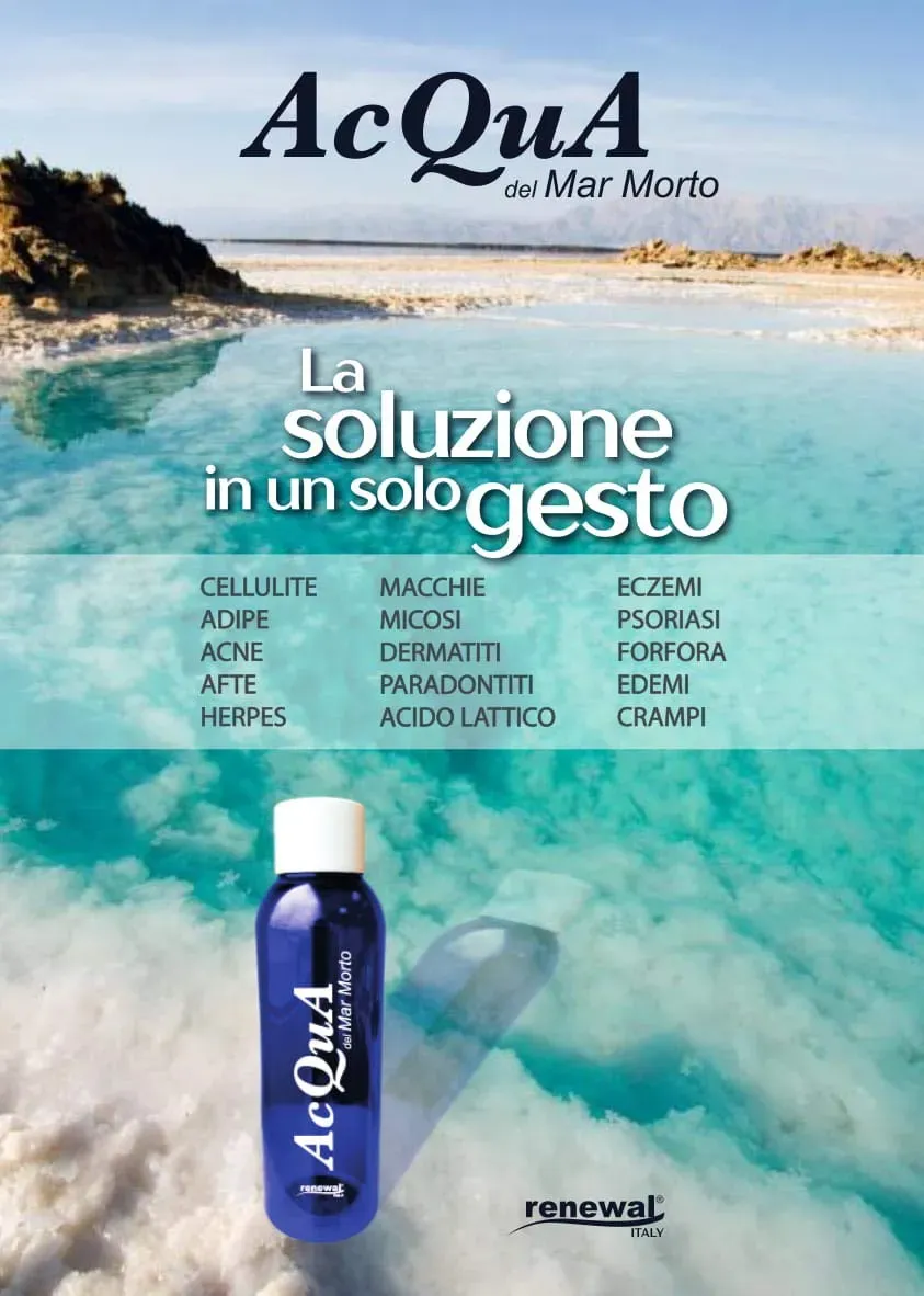 Renewal Acqua Mar Morto 100ml Psoriasi Dermatite