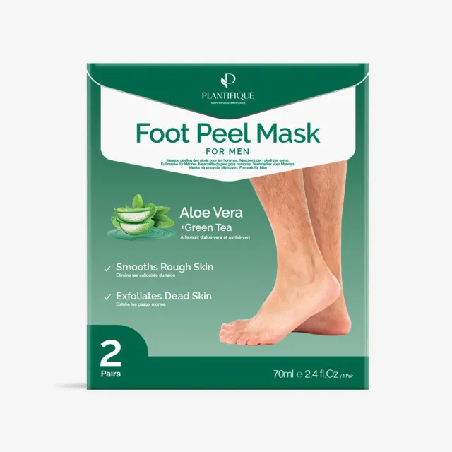 Plantifique Foot Peeling Mask maschera piedi uomo 2 paia
