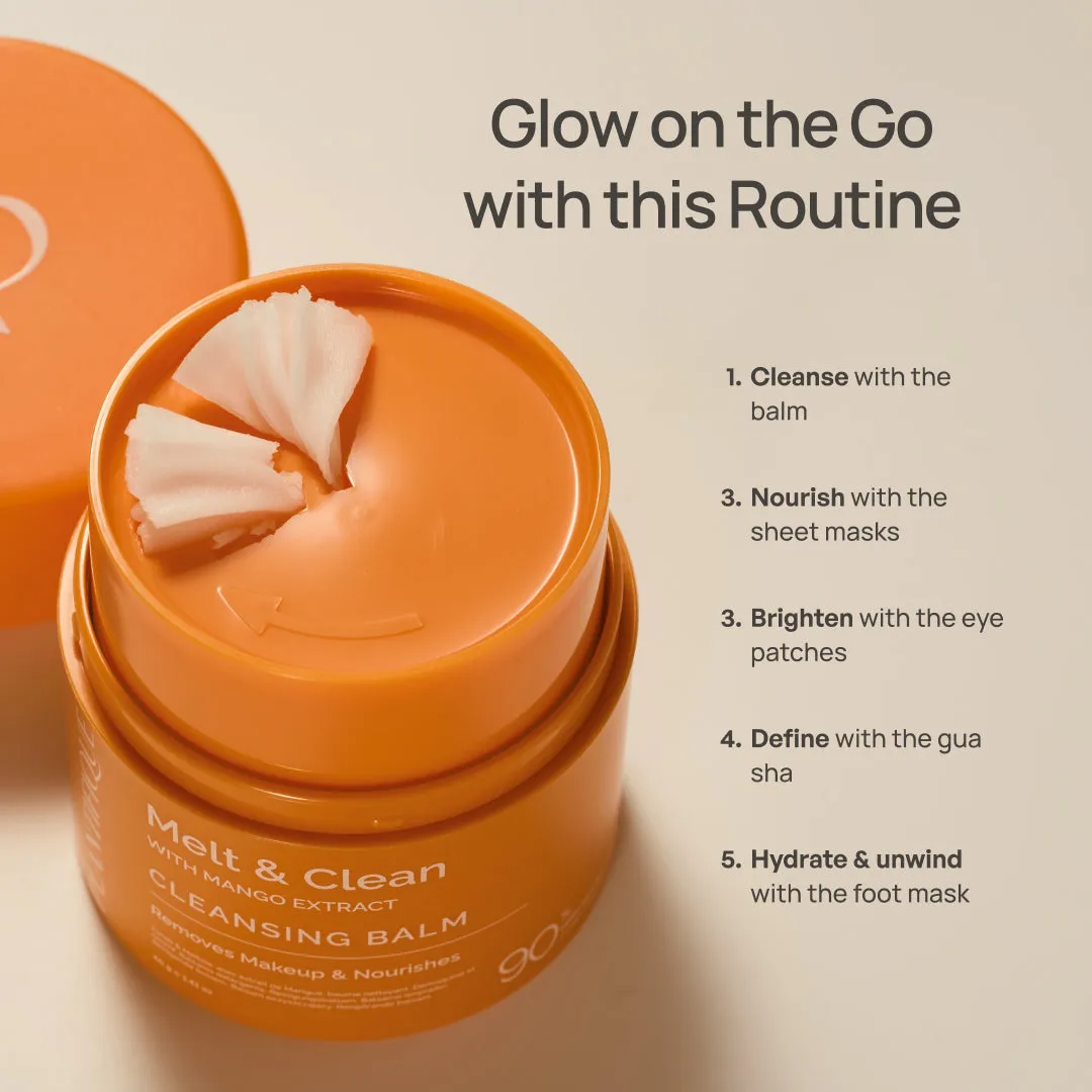 Plantifique Glow Ready Travel Kit viso 5 step