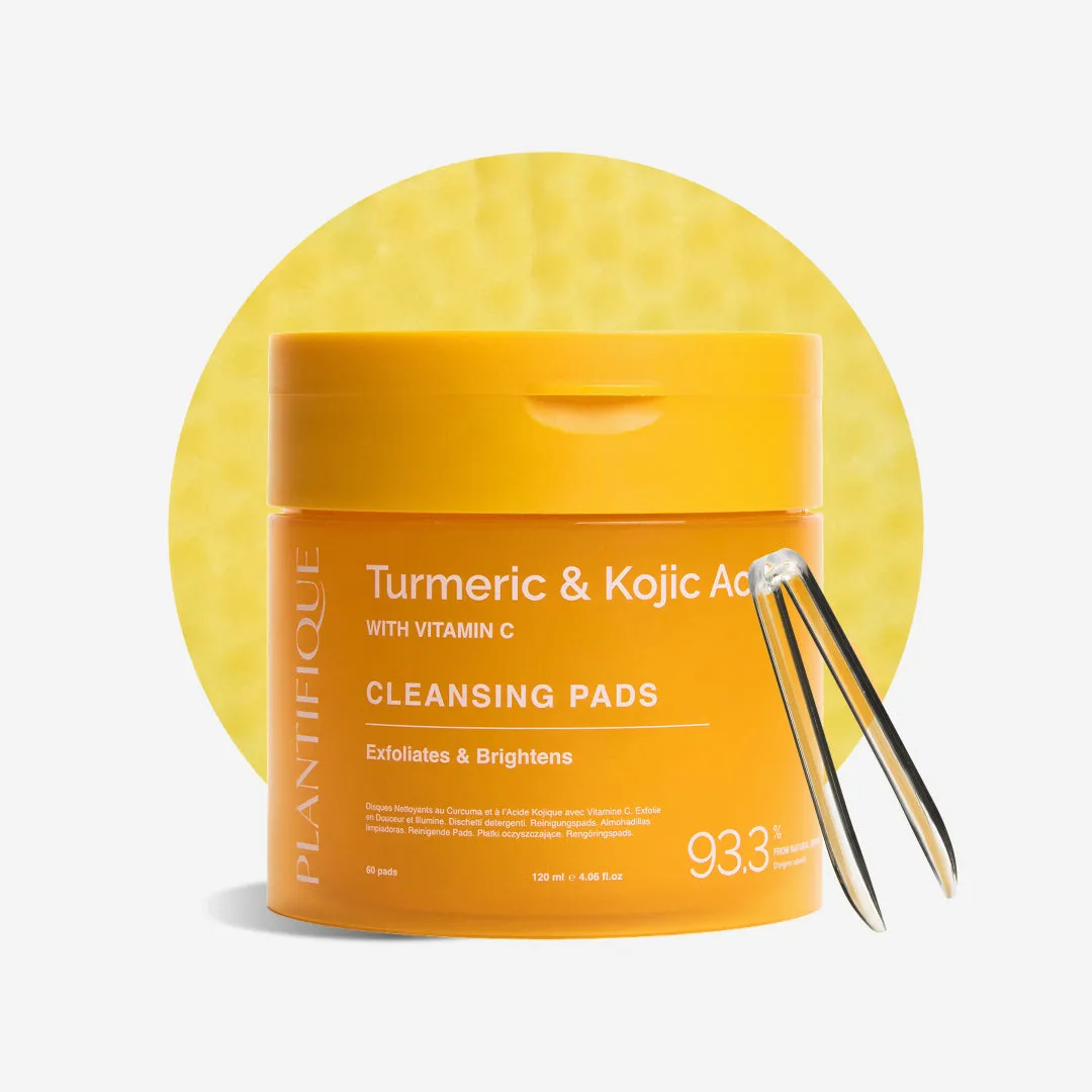 Plantifique Kojic Acid Turmeric dischetti viso schiarenti
