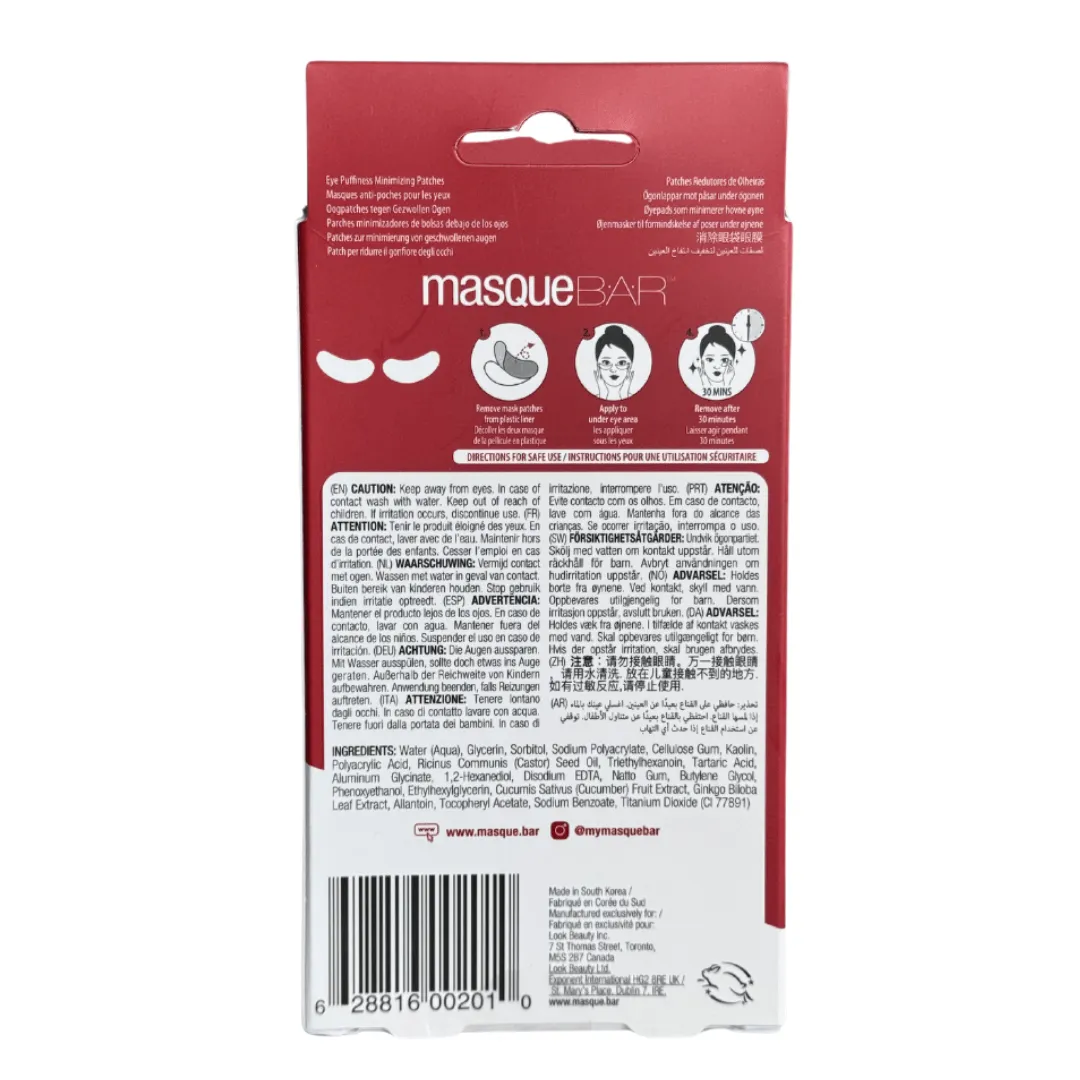 Masque Bar Eye Puffiness patch occhi 5 paia cetriolo
