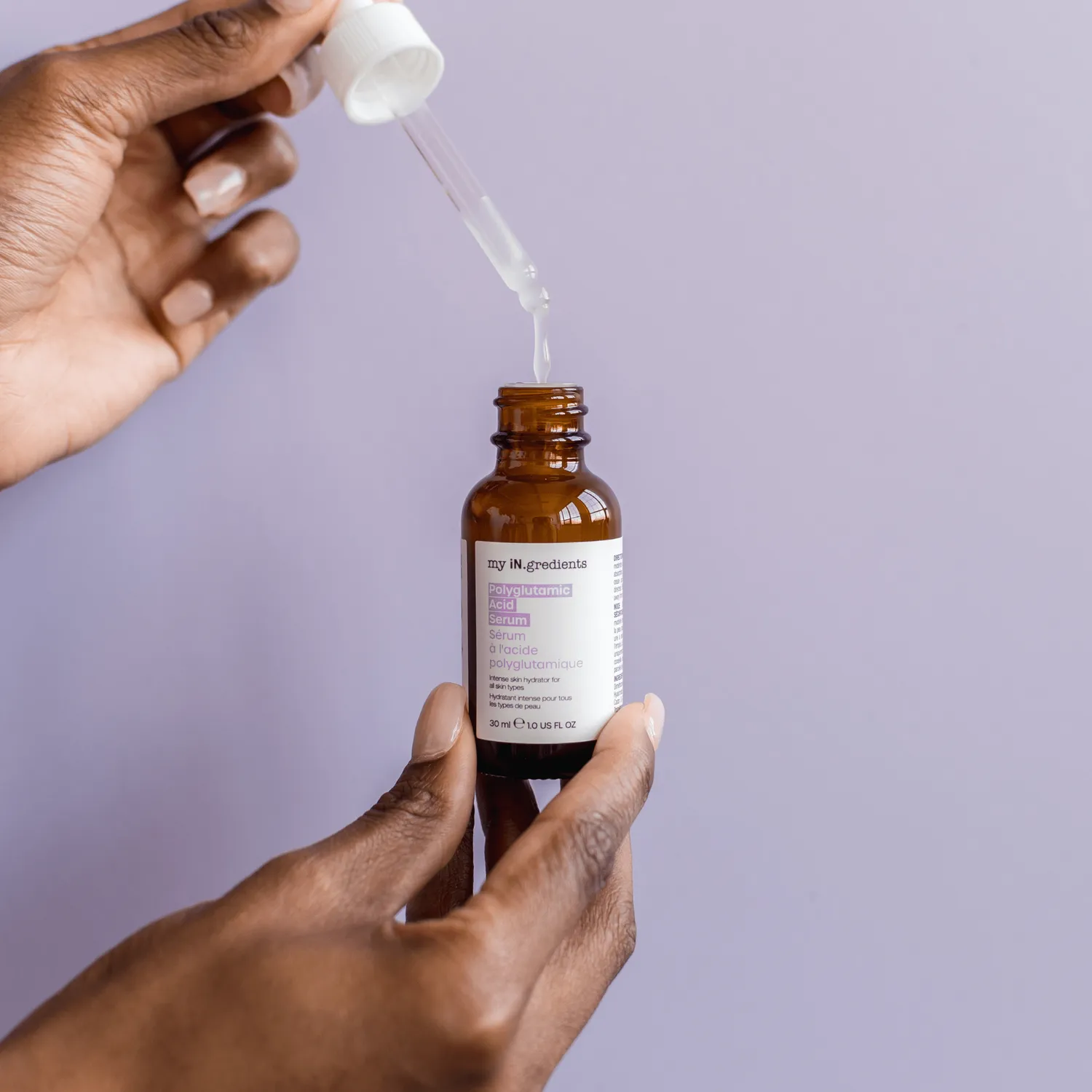 MasqueBAR my iN.gredients Polyglutamic siero viso idratante