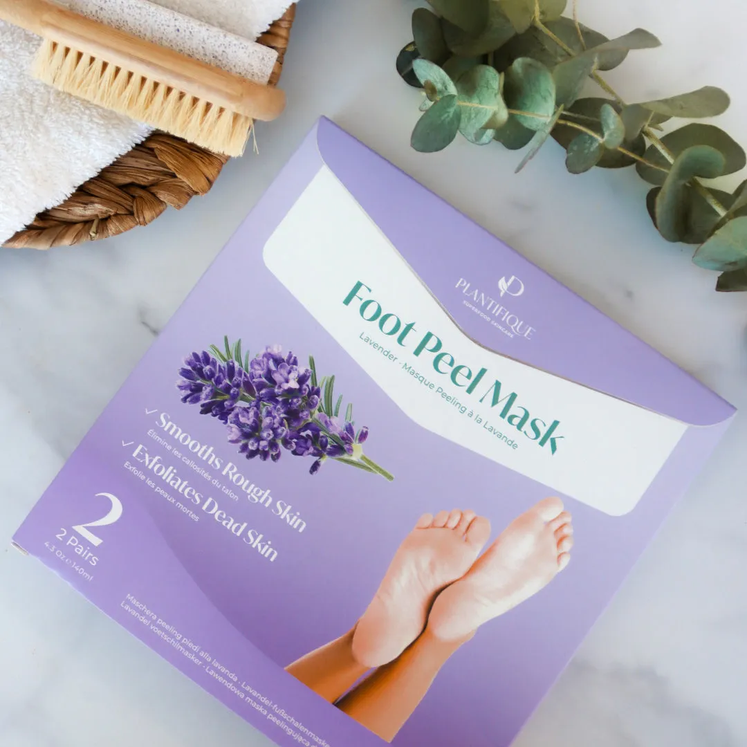 Plantifique Lavender Maschera Piedi Esfoliante 2 Paia
