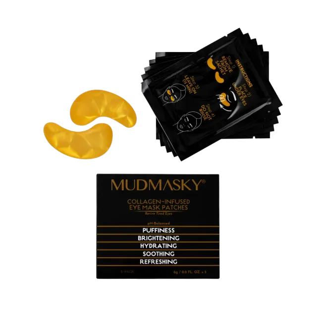 MUDMASKY Collagen Patch Occhi 5 Coppie Illuminanti