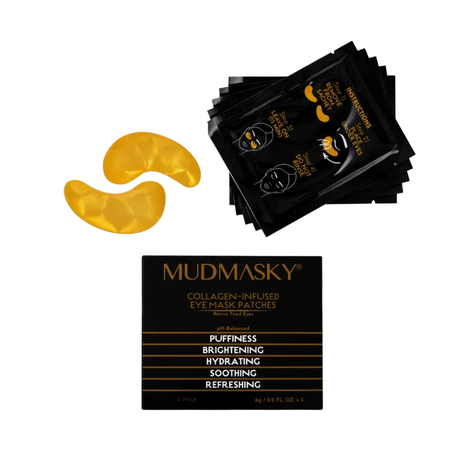 MUDMASKY Collagen Patch Occhi 5 Coppie Illuminanti