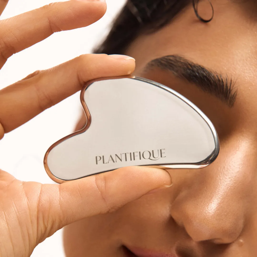 Plantifique Gua Sha Viso Acciaio Inox Sculpting