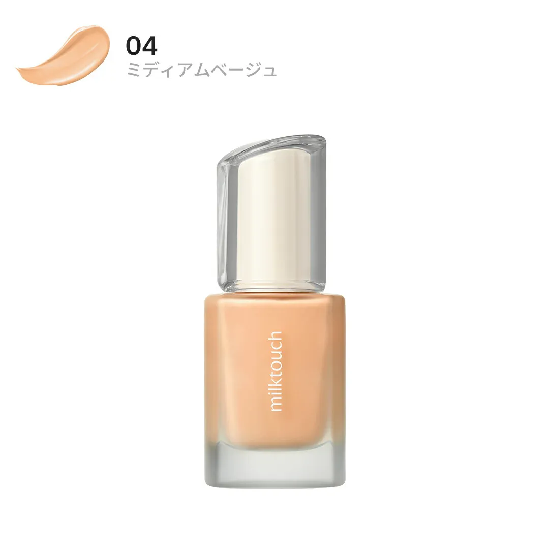 Milk Touch Dewy Glass Skin fondotinta 01 Rosy Ivory glow