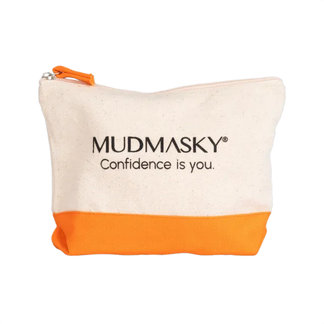 MUDMASKY Cotton Bag Pochette Cosmetica Cotone