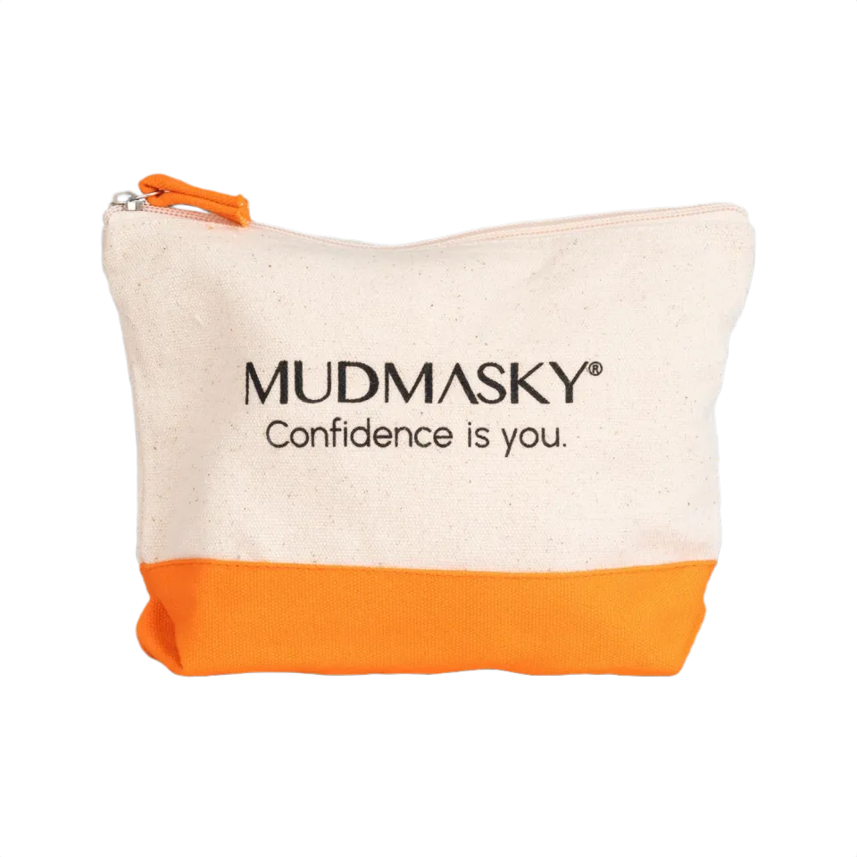 MUDMASKY Cotton Bag Pochette Cosmetica Cotone