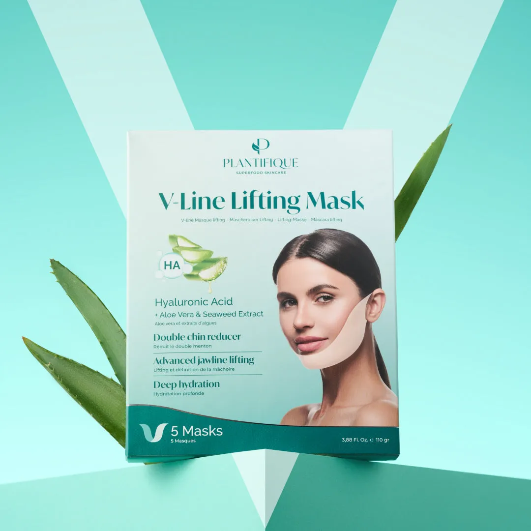 Plantifique V-Line Lifting Mask maschera mento 5 pezzi rassodante