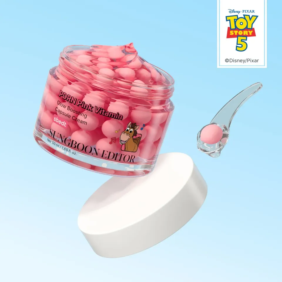 Sungboon Editor PDRN Pink Vitamin Crema Toy Story 5 glow
