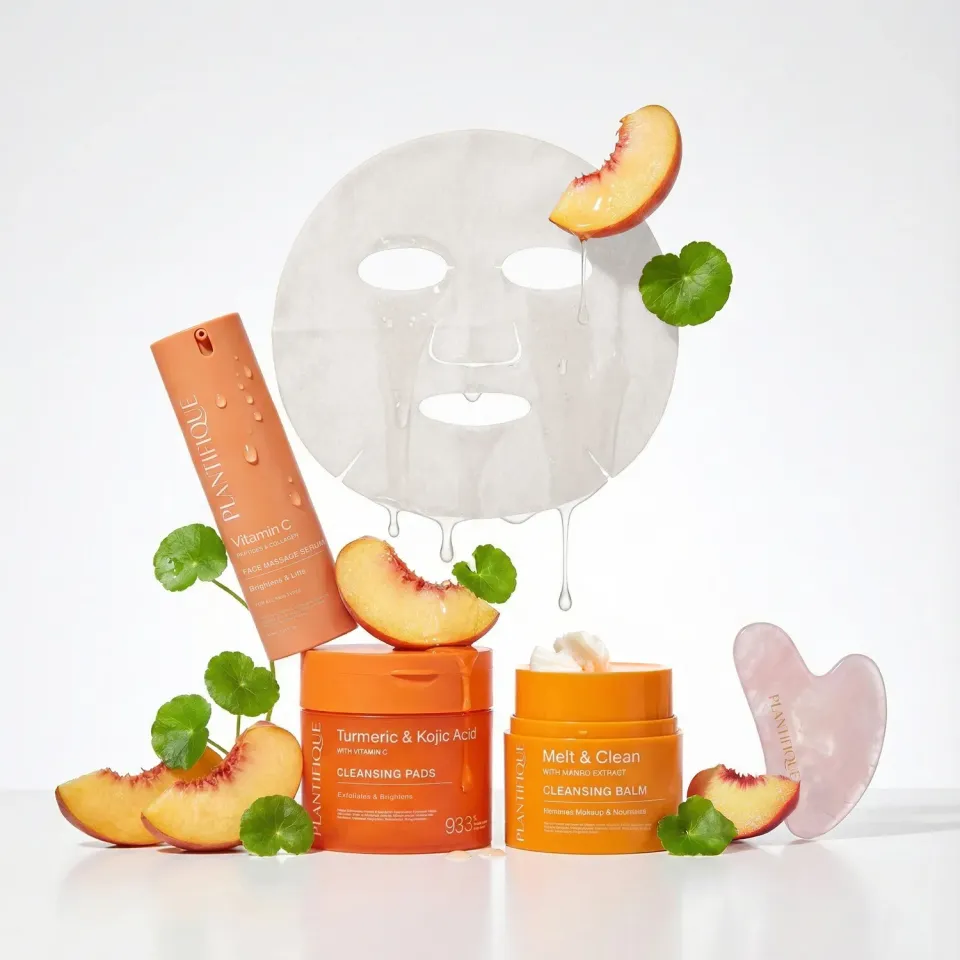 Plantifique Glass Skin Ritual kit viso 5 pezzi pelle luminosa