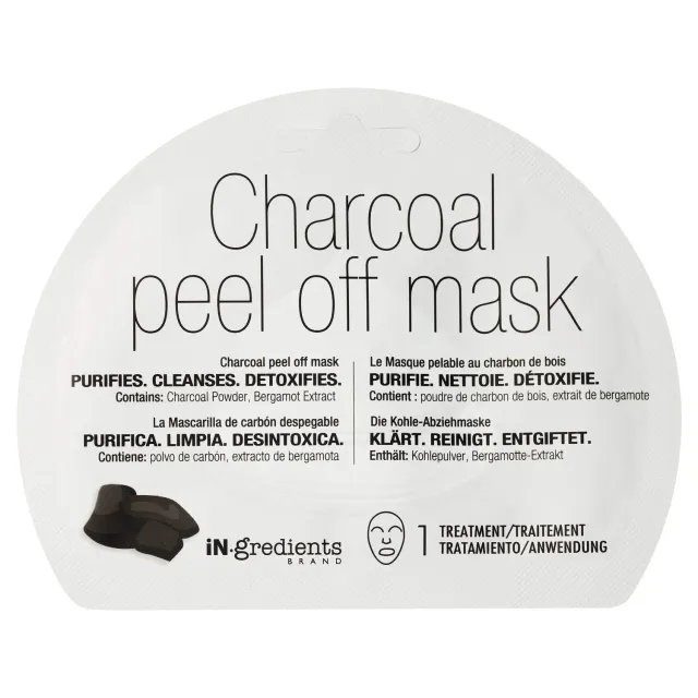 Masque Bar In.gredients Charcoal maschera peel off purificante
