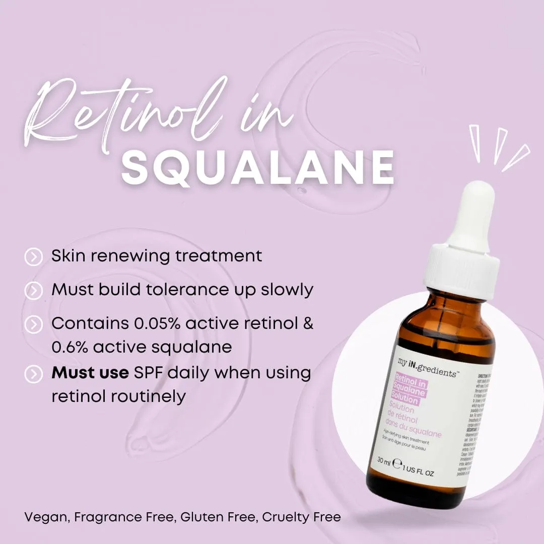 Masque Bar My Ingredients Retinol in Squalane Siero 0,05% Antiage