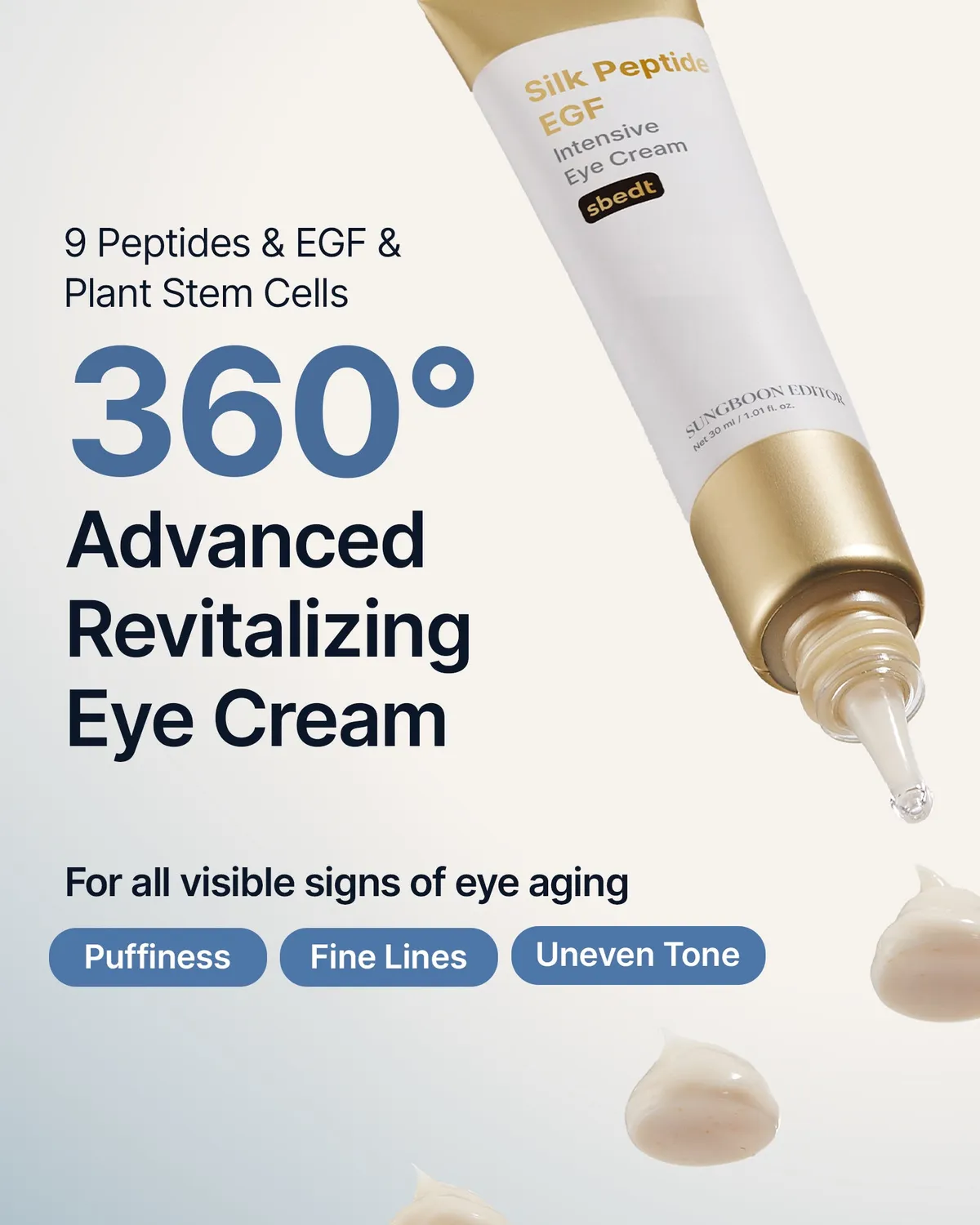 Sungboon Editor Silk Peptide EGF Intensive Eye Cream contorno occhi 30 ml rassodante