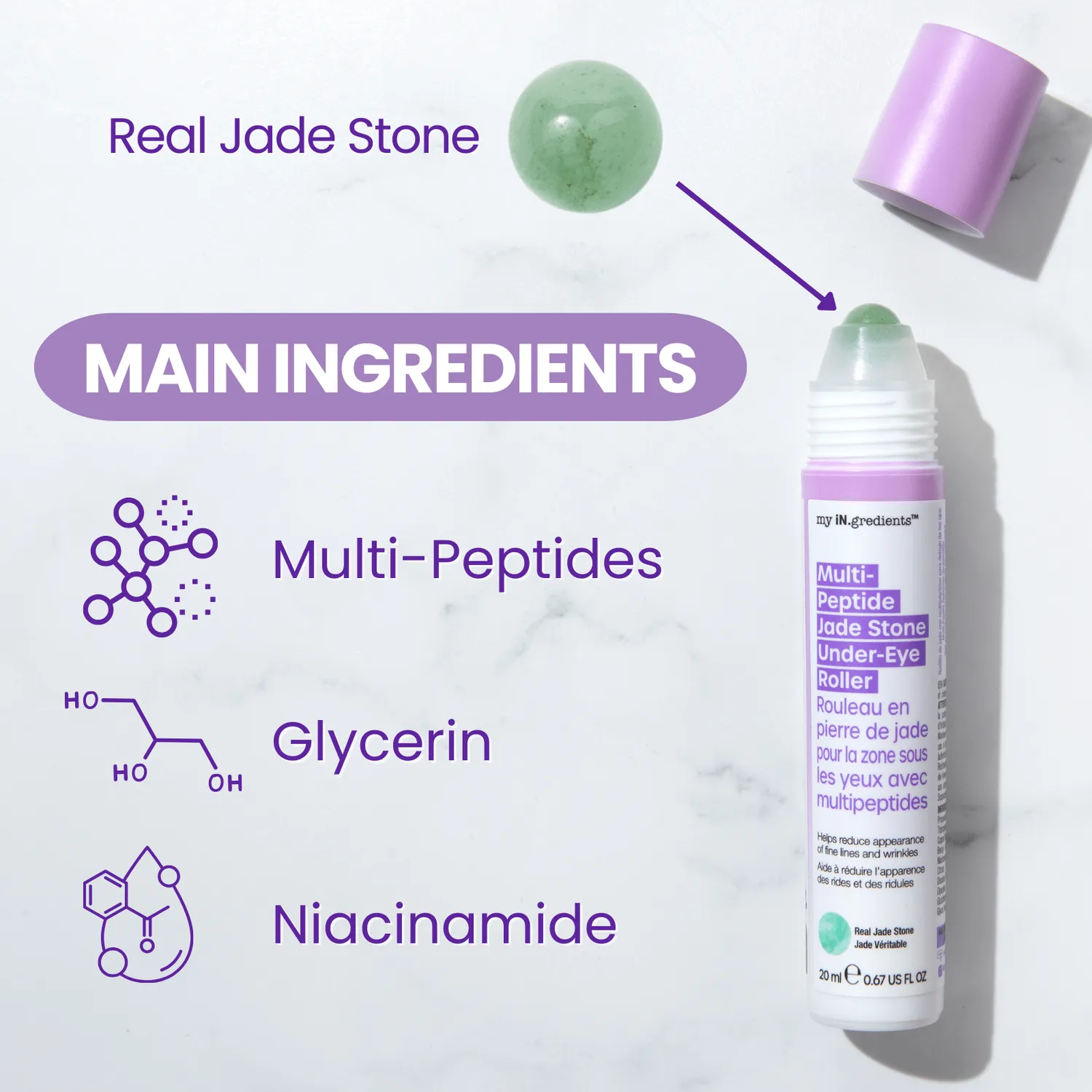 Masque Bar my iN.gredients Multi-Peptide roll-on occhi giada