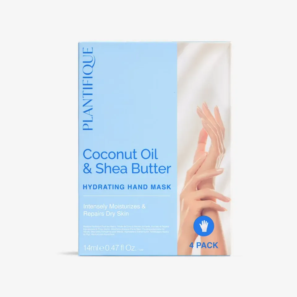 Plantifique maschera mani guanti idratante karitè 4 pack