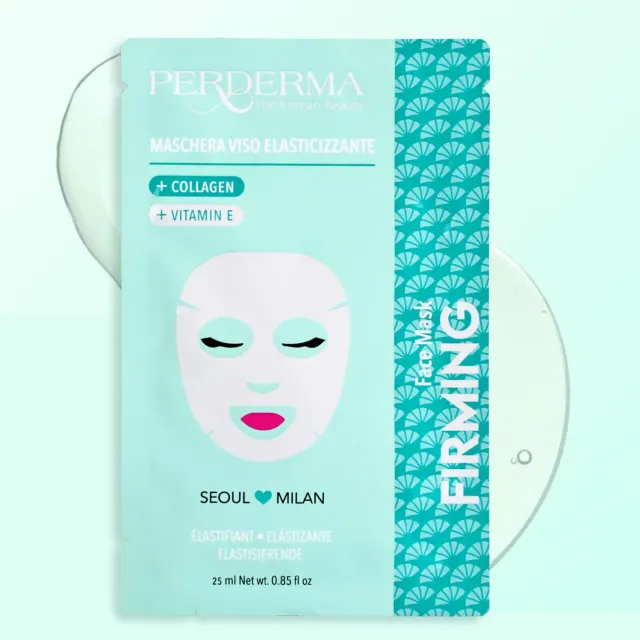 Perderma Collagene Maschera Viso Tessuto Elasticizzante