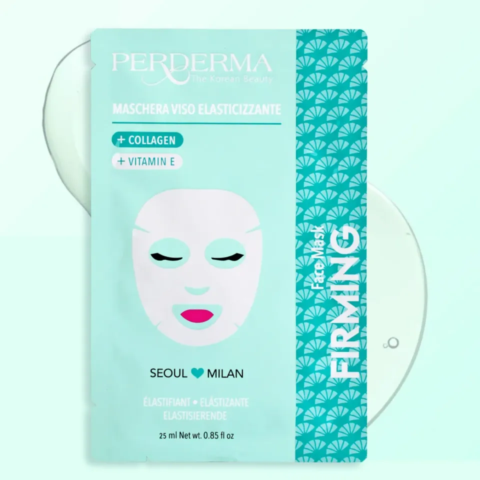 Perderma Elastificante maschera viso tessuto collagene rassodante