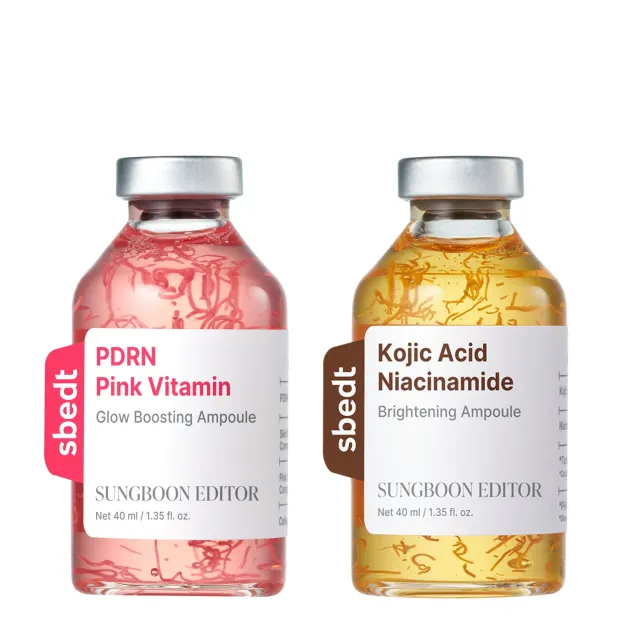 Sungboon Editor Glow Brightening Boost duo sieri illuminanti