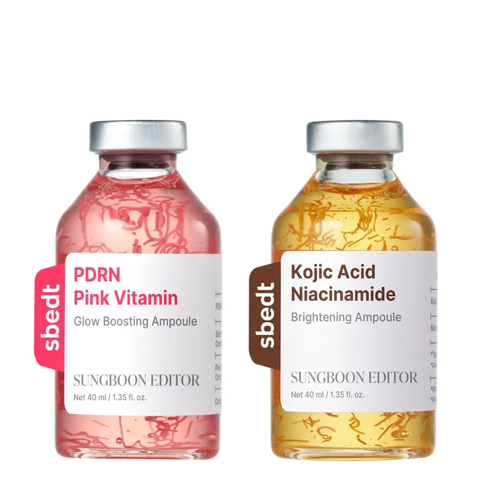 Sungboon Editor Glow Brightening Boost duo sieri illuminanti