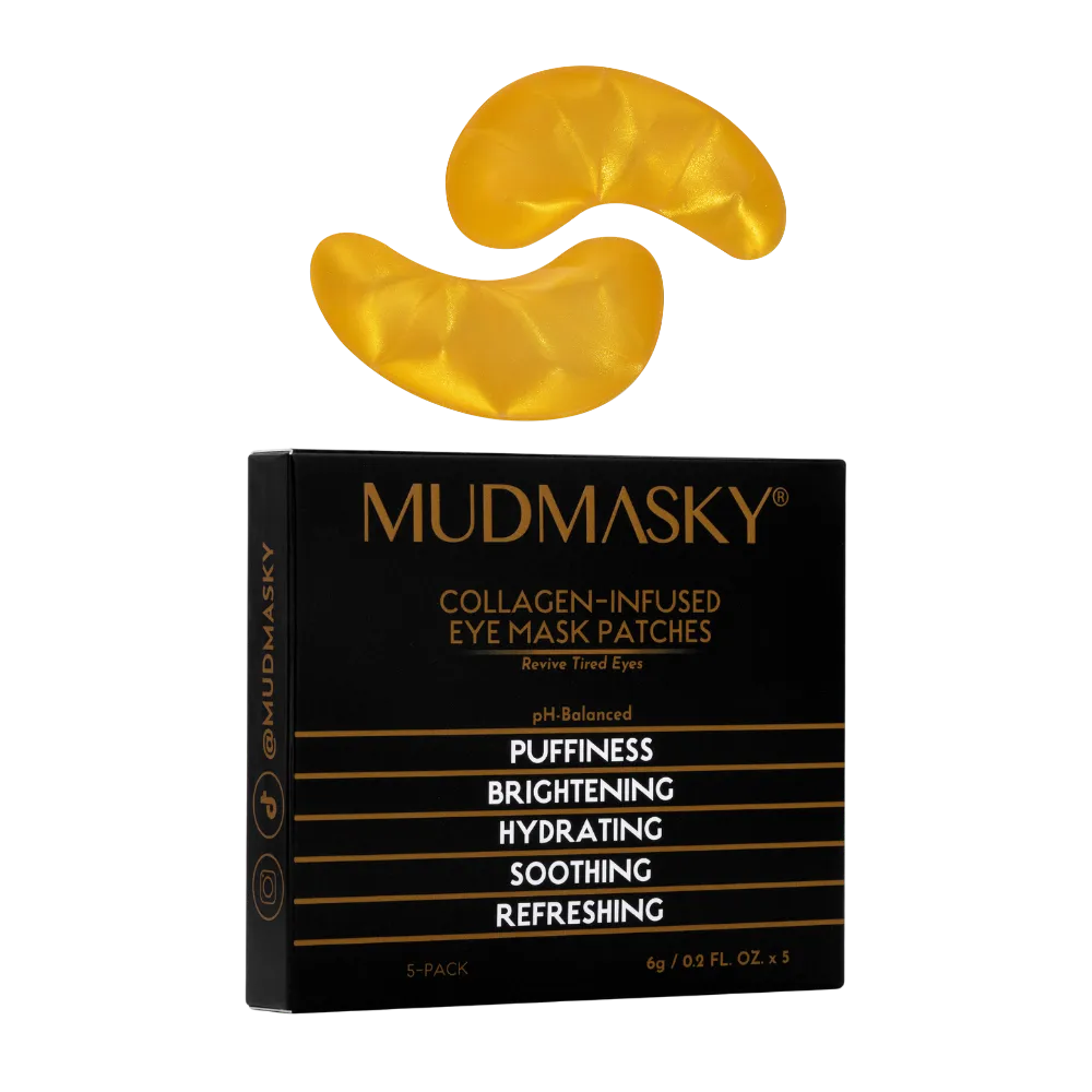 MUDMASKY Collagen Patch Occhi 5 Coppie Illuminanti