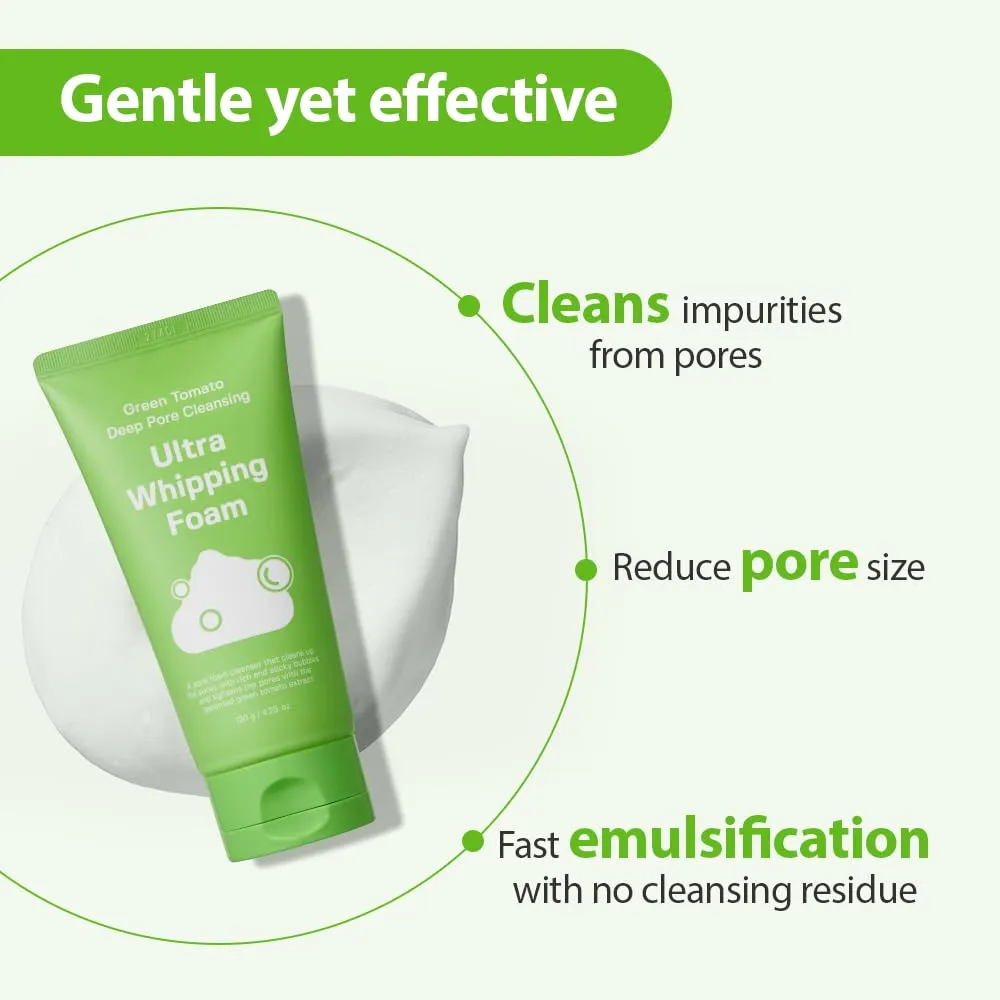 Sungboon Editor Green Tomato Whipping Foam detergente 120 g pori