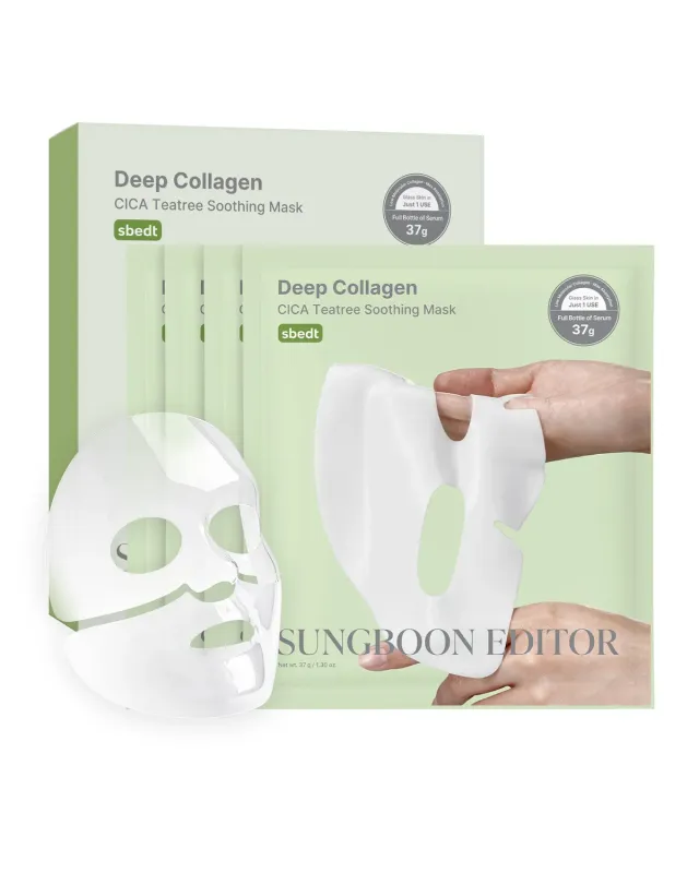 Sungboon Editor Deep Collagen Cica Maschera Viso 4pz Lenitiva