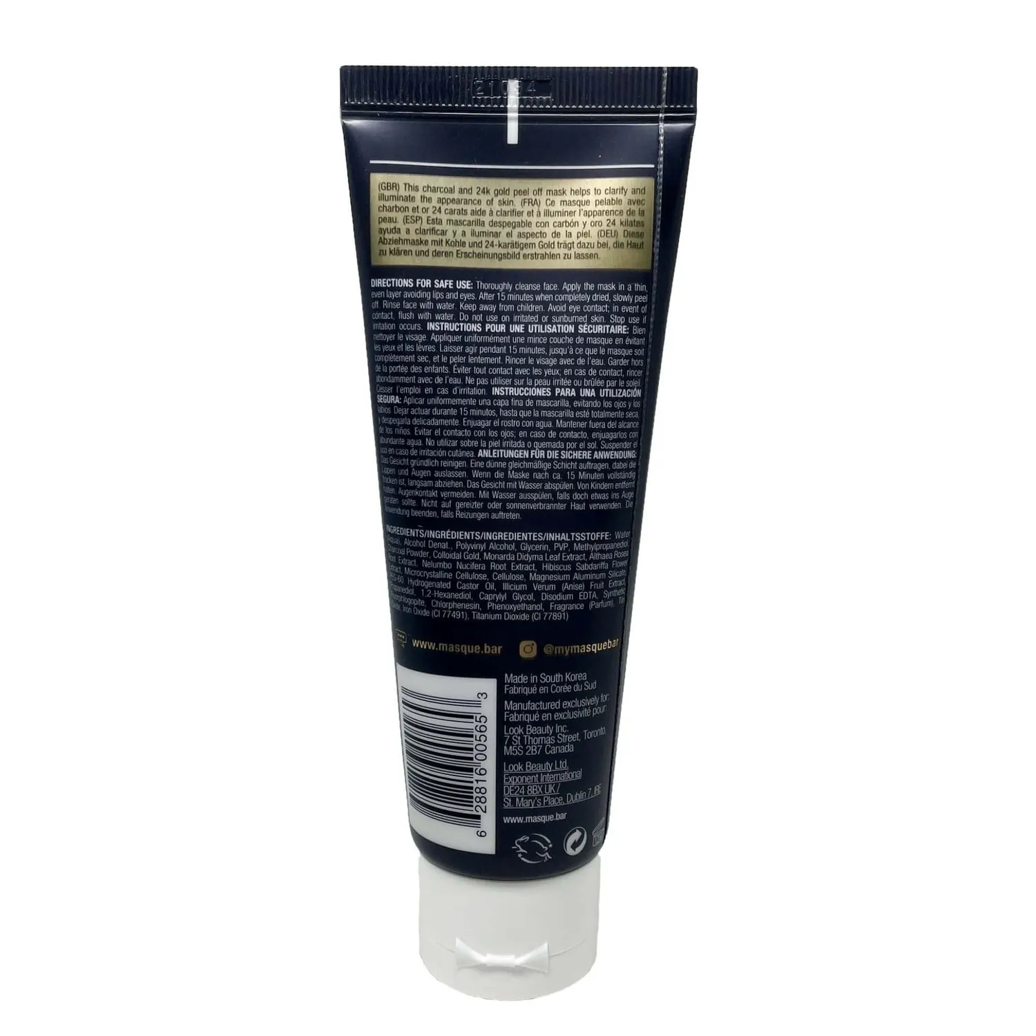 Masque Bar Bandito Dirty King maschera peel off carbone purificante