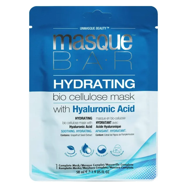 MasqueBAR Hydrating Bio Cellulose maschera viso idratante