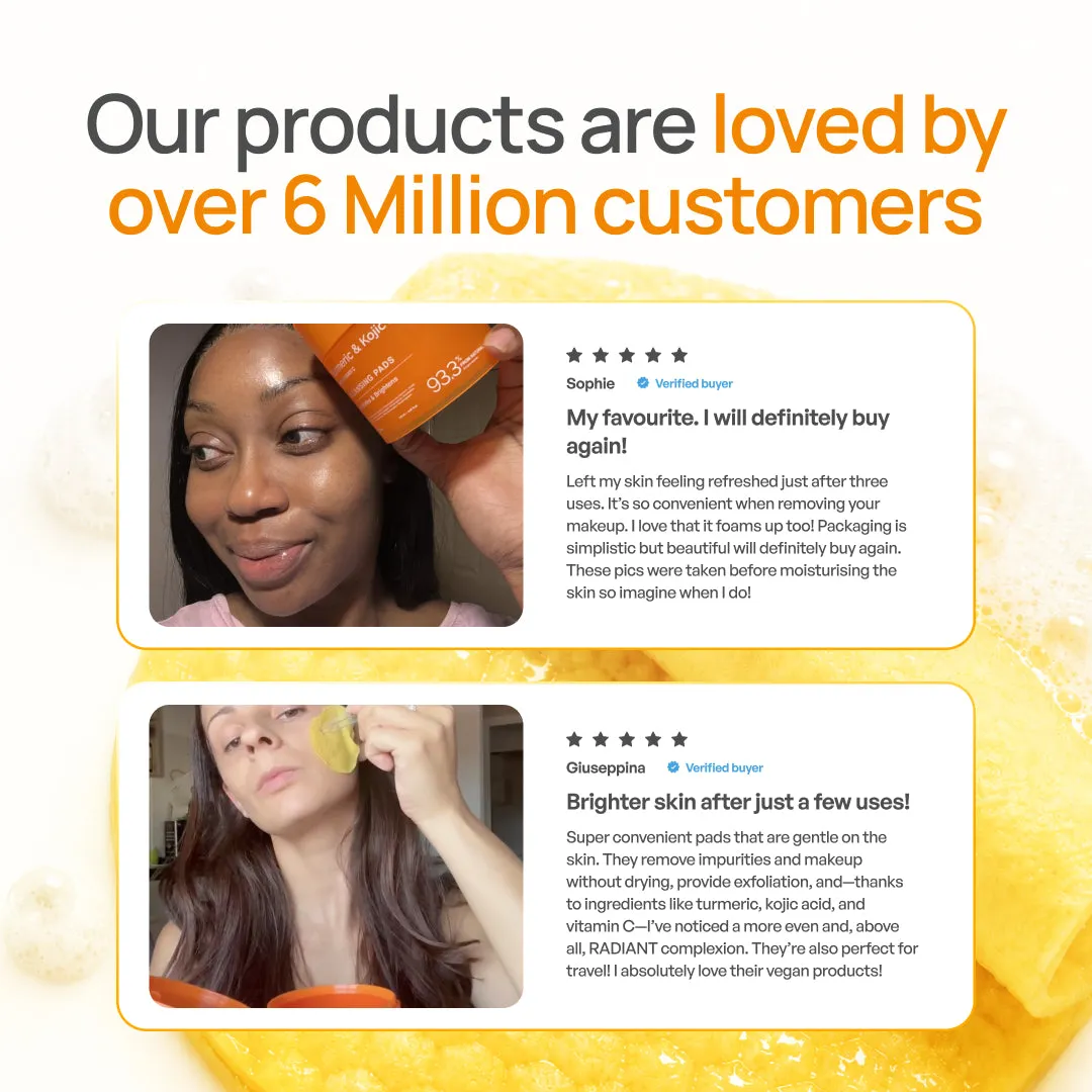 Plantifique Kojic Acid Turmeric dischetti viso schiarenti
