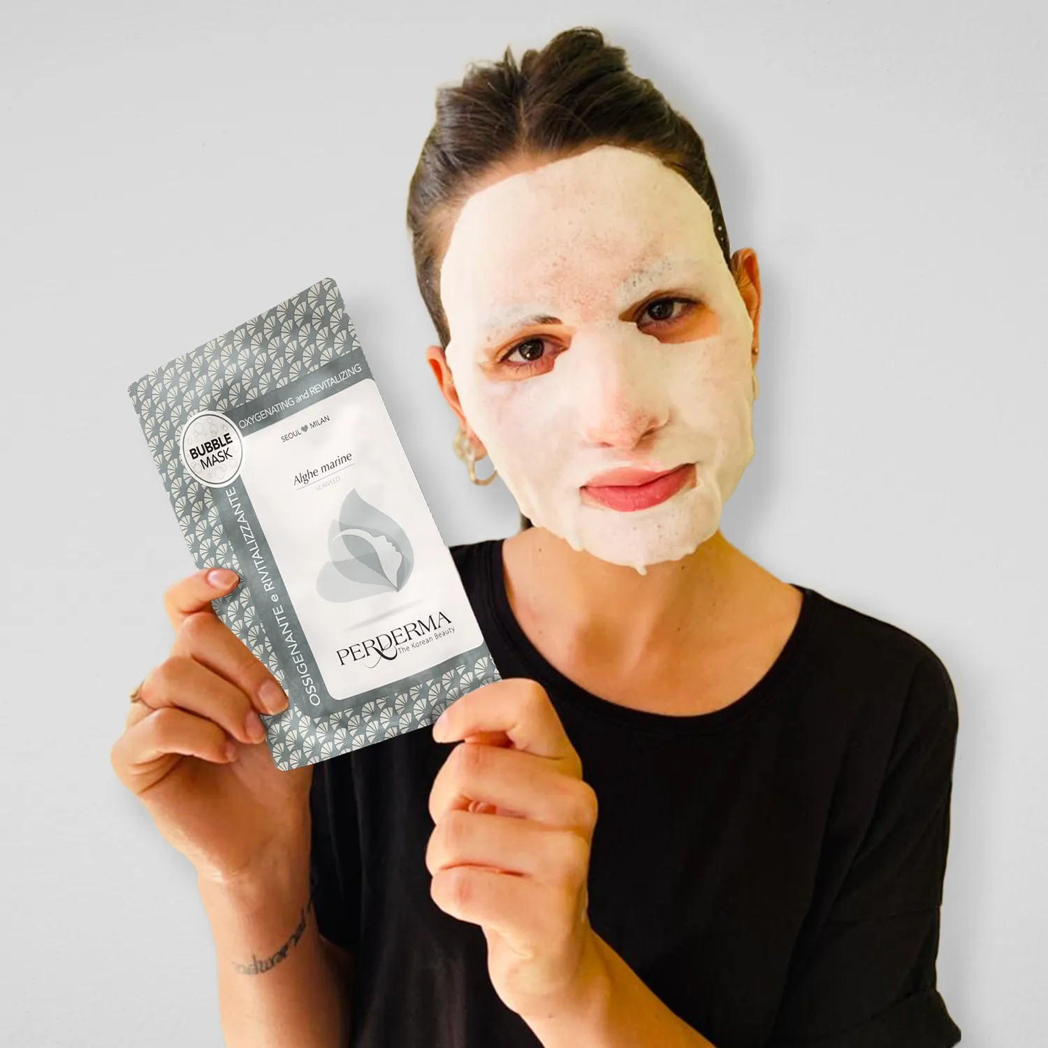 Perderma Bubble Mask maschera viso ossigenante