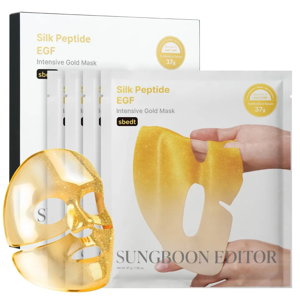 Sungboon Editor Silk Peptide EGF Intensive maschera oro 4x37 g