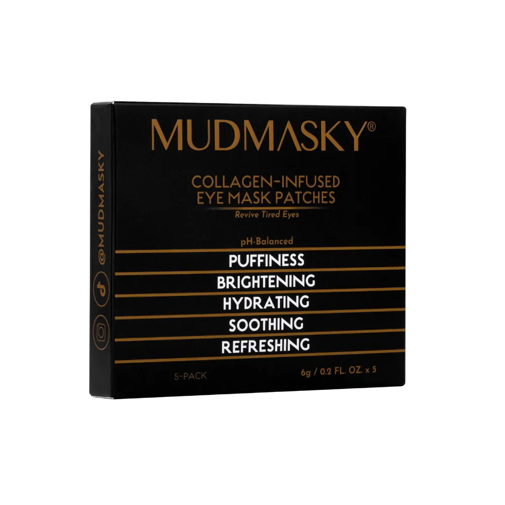 MUDMASKY Collagen Patch Occhi 5 Coppie Illuminanti