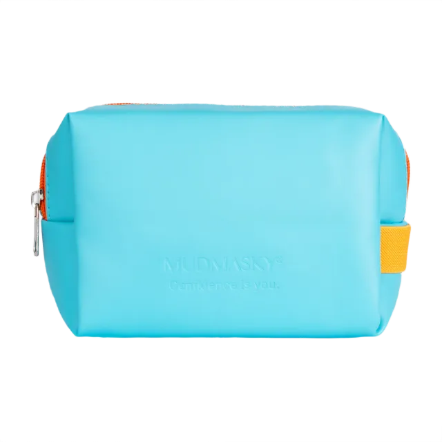 MUDMASKY Vegan Leather pochette trucco similpelle taglia unica