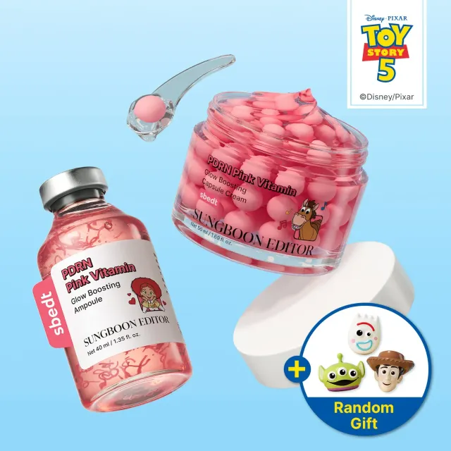 Sungboon Editor Toy Story 5 duo viso PDRN glow