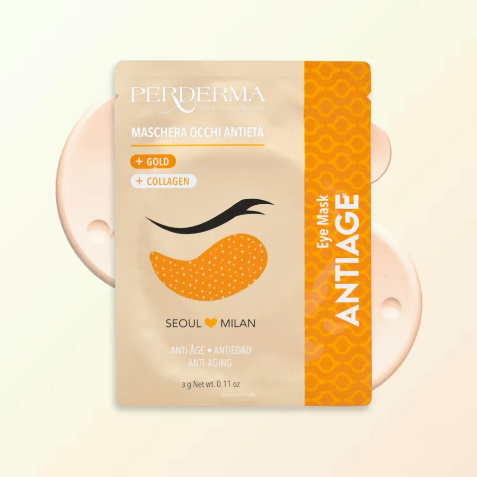 Perderma Antiage maschera contorno occhi oro collagene