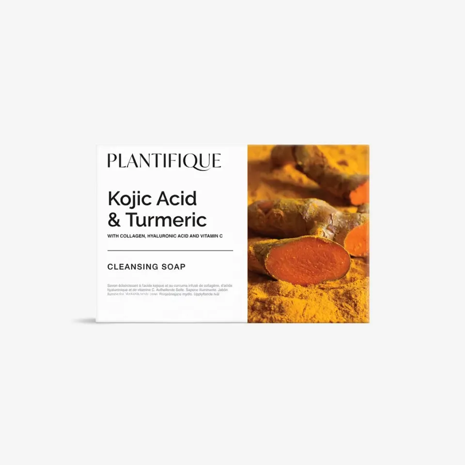 Plantifique Kojic Acid Turmeric Sapone Viso 1 Pezzo Illuminante