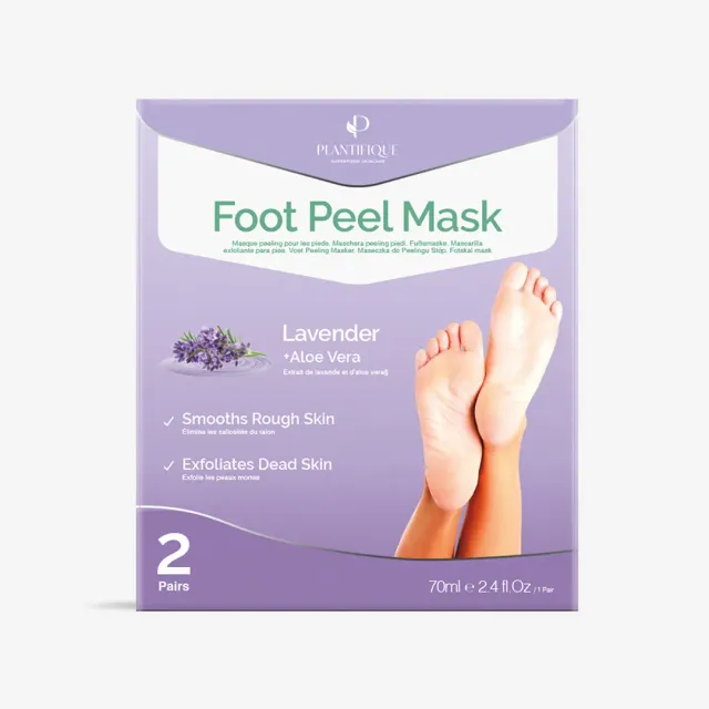 Plantifique Lavender Maschera Piedi Esfoliante 2 Paia