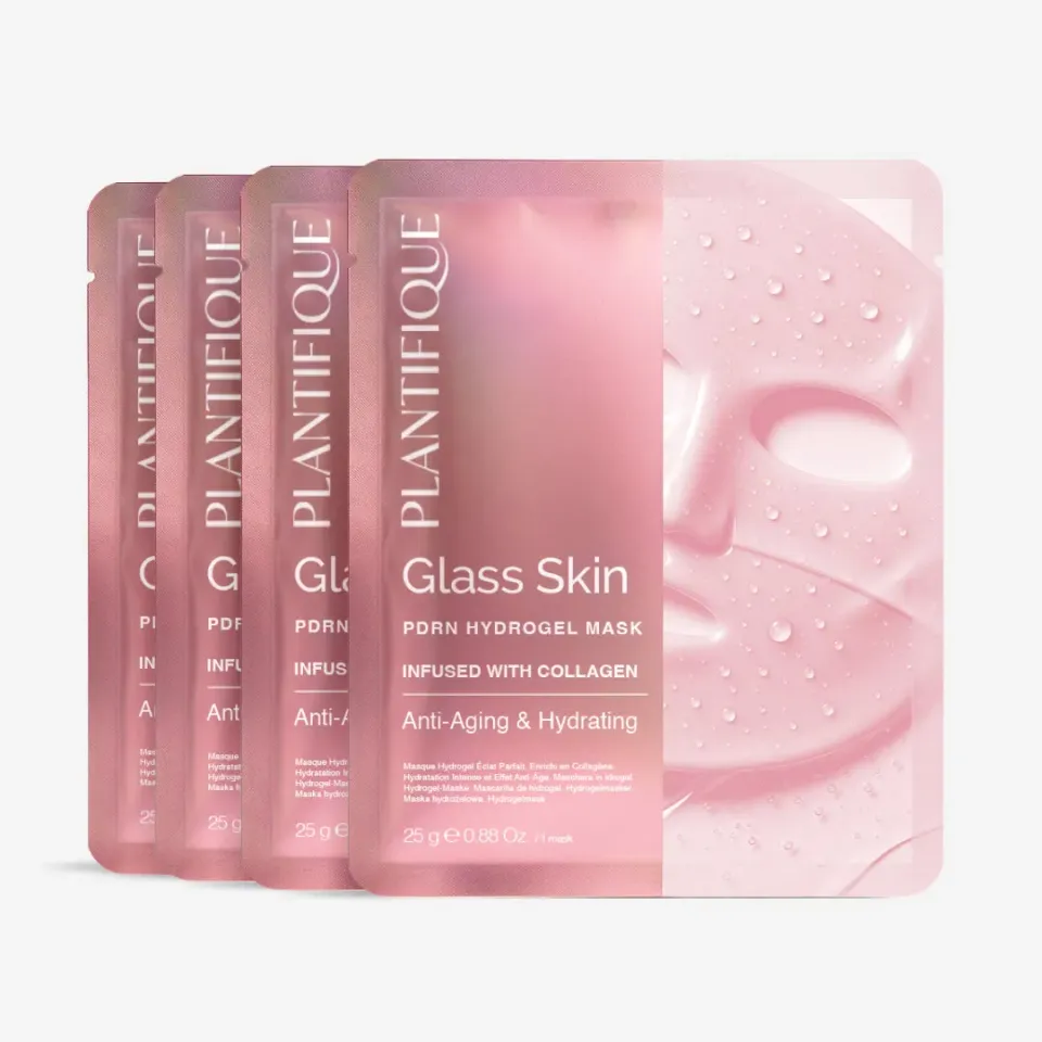 Plantifique PDRN Glass Skin maschera hydrogel 4 pezzi