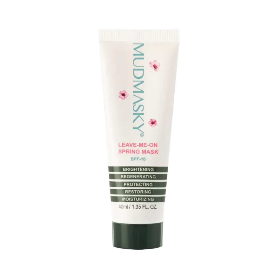 MUDMASKY Leave-Me-On Spring Mask crema viso SPF10 40ml
