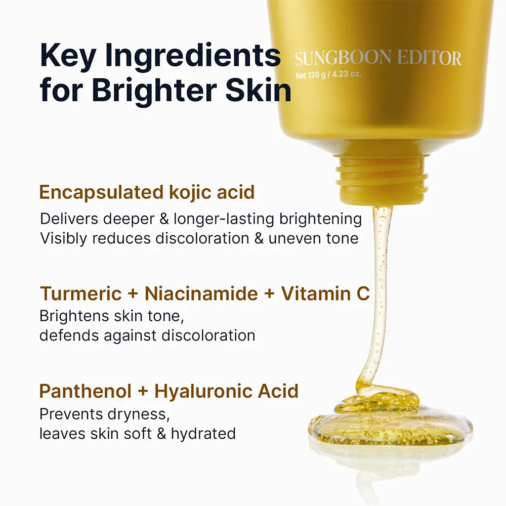 Sungboon Editor Kojic Acid Niacinamide Gel Detergente 120 g