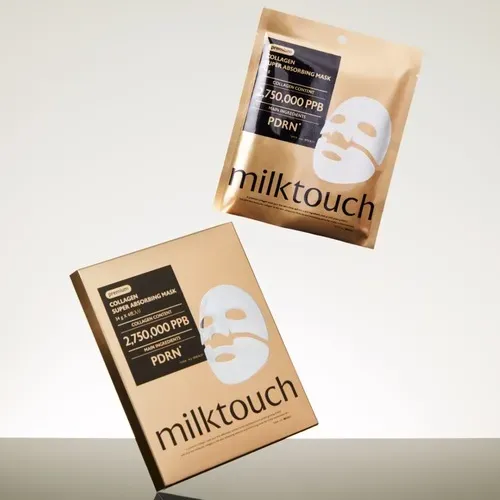 Milk Touch Collagen maschera viso gel 4 pezzi elasticità
