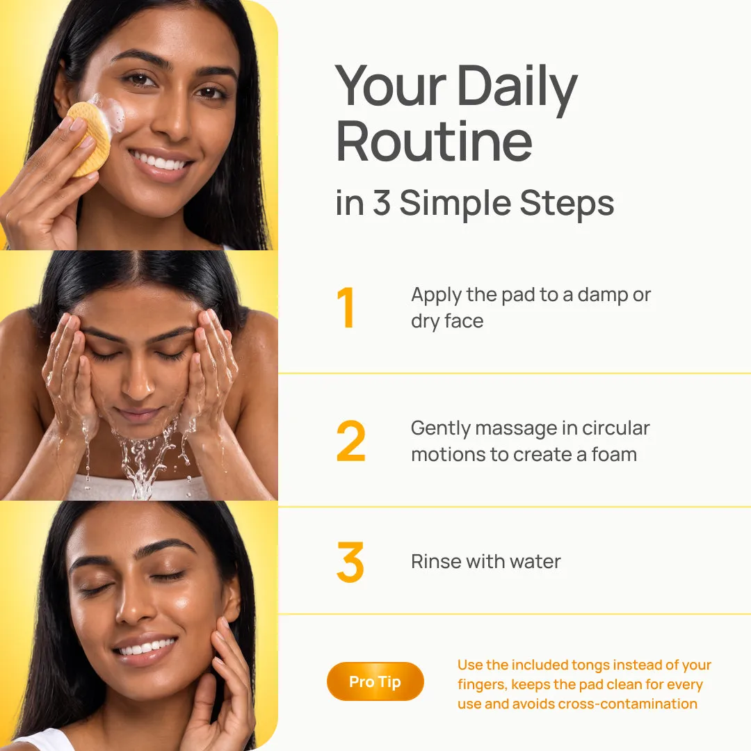 Plantifique Kojic Acid Turmeric dischetti viso schiarenti