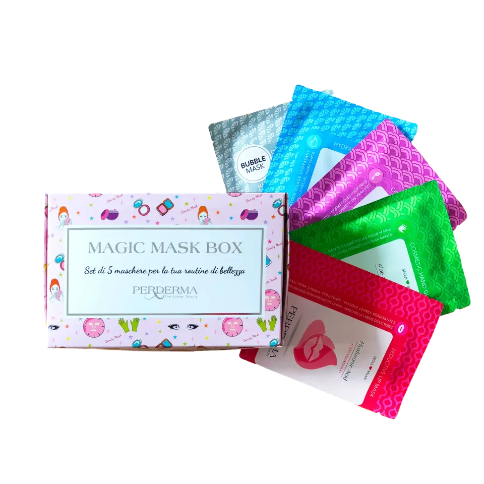 Perderma Magic Mask Box Kit Maschere Viso Miste
