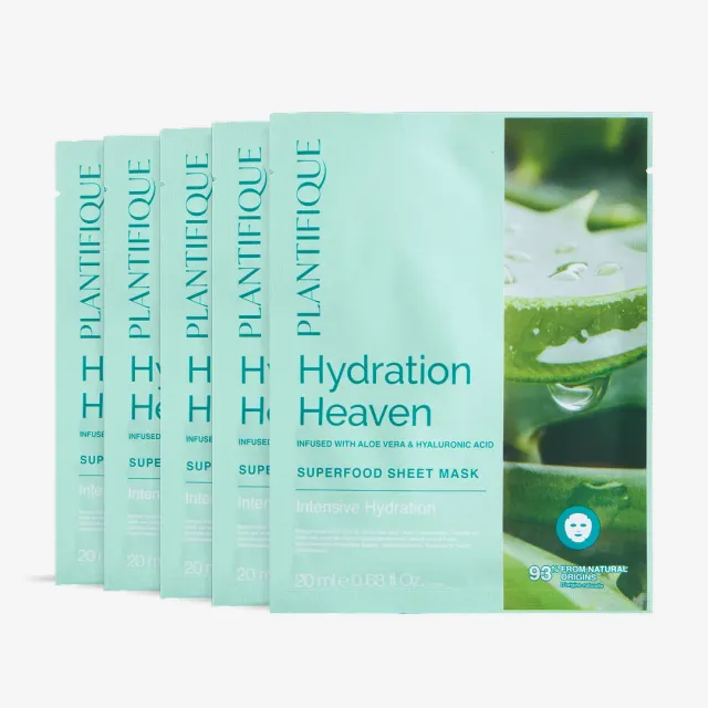 Plantifique Hydration Heaven maschere tessuto idratanti viso