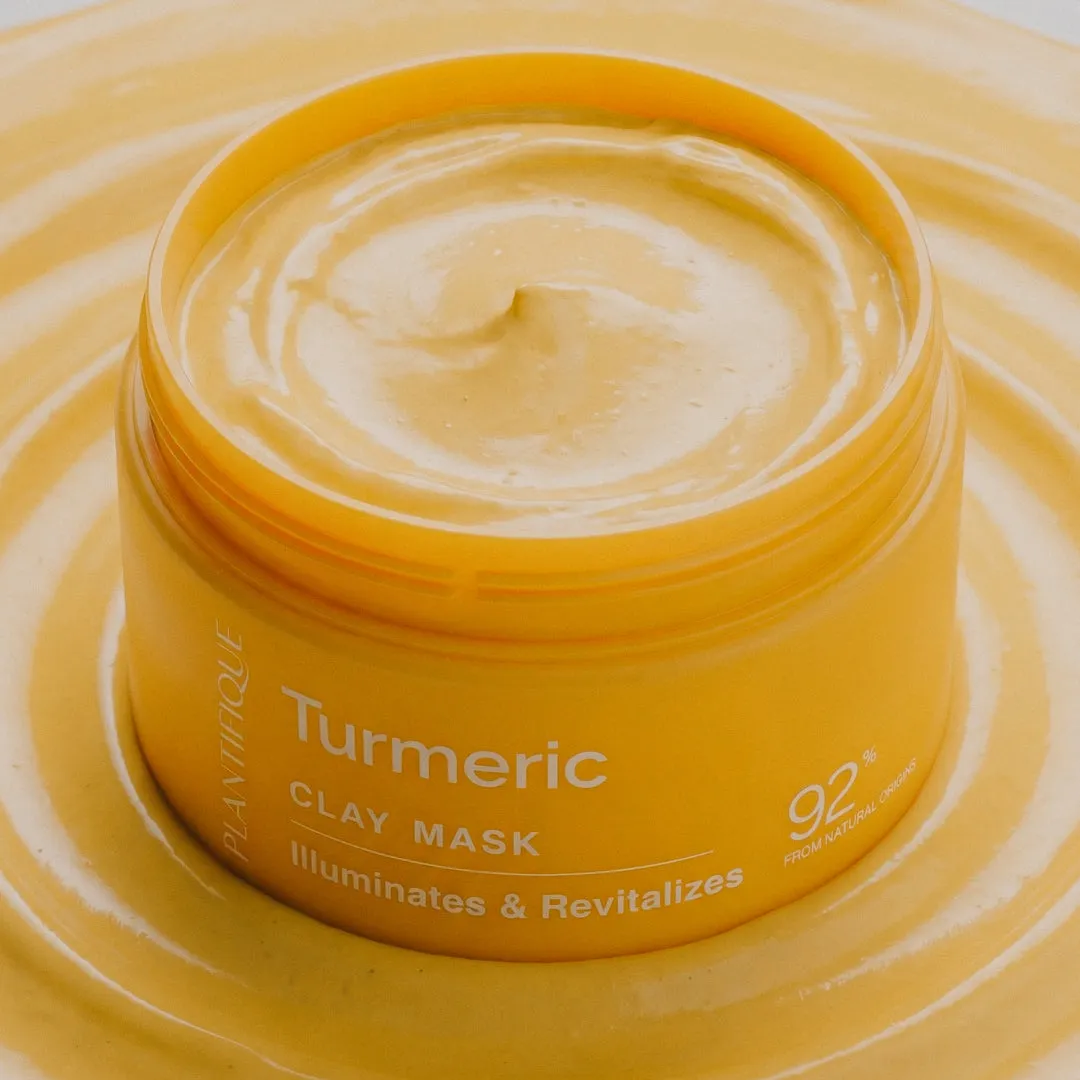 Plantifique Turmeric Vitamin C maschera viso argilla illuminante