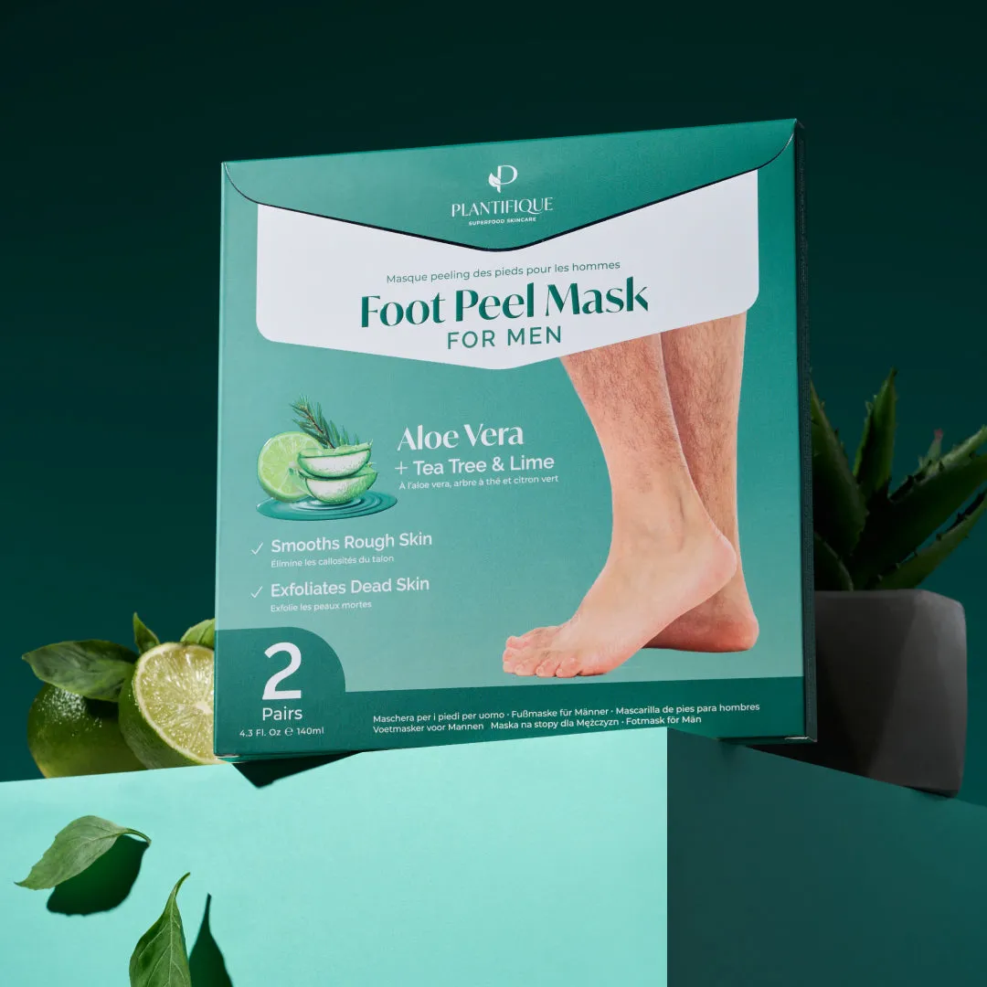 Plantifique Foot Peeling Mask maschera piedi uomo 2 paia
